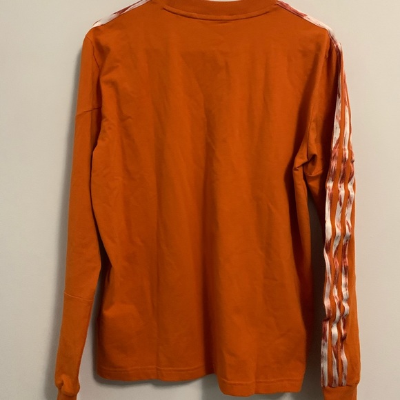 Orange adidas t shirt, long sleeve - Picture 2 of 2